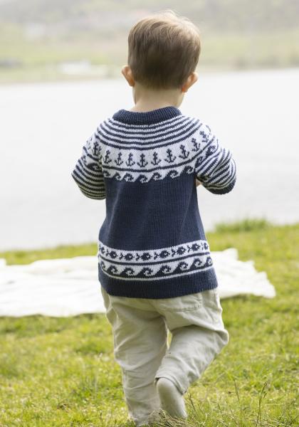 "Maritim" T-shirt- Viking Design 2323-2B Kit - 1 - 8år - Viking Bambino