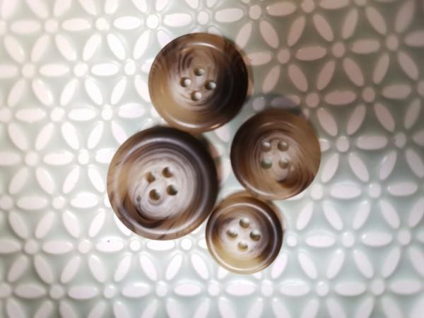 15 mm brun meleret