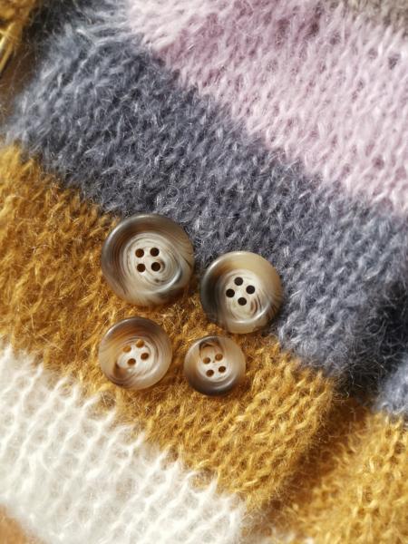 23 mm brun meleret