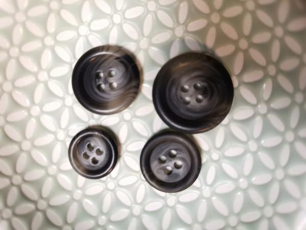 15 mm sort meleret