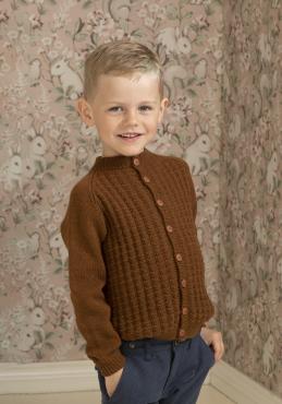"Kaspian" Jakke - Viking Design 2225-9 Kit - 2 - 12 år - Viking Trend merino petite