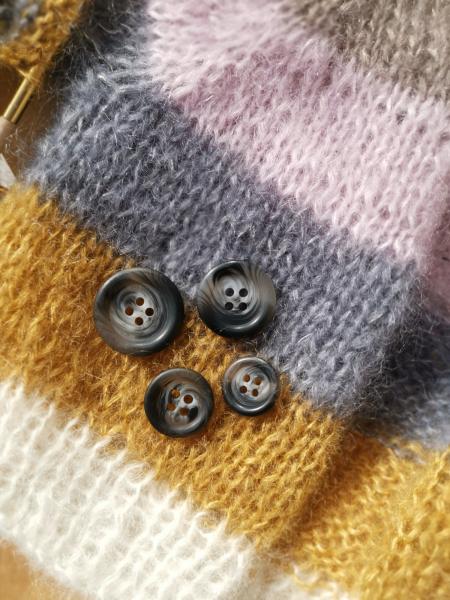 18 mm sort meleret