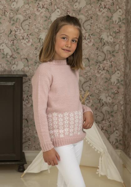 "Luma" Genser - Viking Design 2225-2 Kit - 2 - 12 år - Viking Trend merino petite