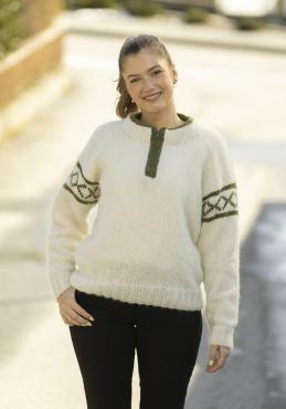 "Demmi" Genser - Viking Design 2316-1 Kit - XS-XXL - Viking Alpaca Bris