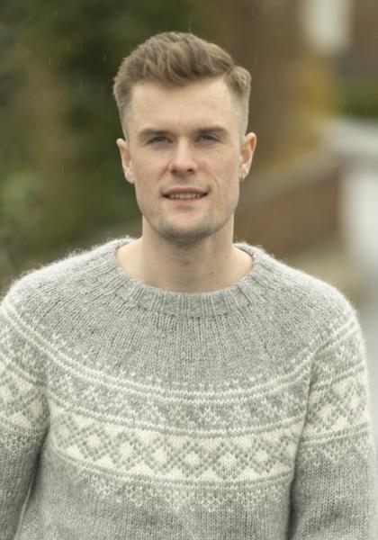 "Kvål" Genser - Viking Design 2316-8 Kit - XS-XXL - Viking Alpaca Bris