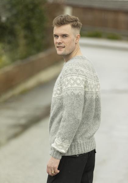 "Kvål" Genser - Viking Design 2316-8 Kit - XS-XXL - Viking Alpaca Bris