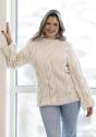 "Vigdel" Genser - Viking Design 2305-09 Kit - XS-XL - Viking Alpaca Bris