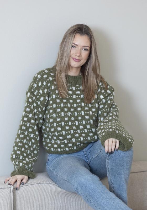 "Bryggen" Tröja - Viking Design 2305-12A Kit - XS-XXL - Viking Alpaca Bris