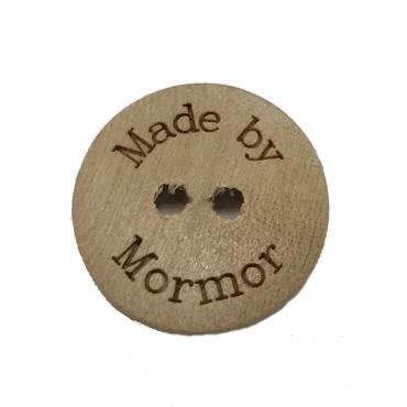 Made by Mormor Knap Egetræ 18 mm