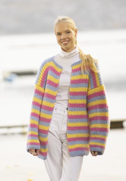 "Milano" Jakke- Viking Design 2237-7 Kit - XS-XXXL - Viking Alpaca Bris