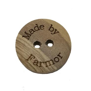 Made by Farmor Knap Egetræ 18 mm