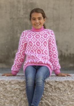 "Maximus" Genser - Viking Design 2228-5 Kit - 2-14 år - Viking Alpaca Bris