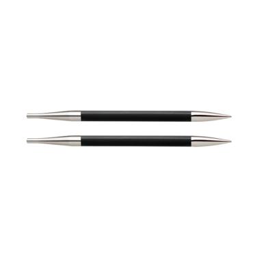 4 mm - Knitpro Karbonz Korte Udskiftelig Rundpind 