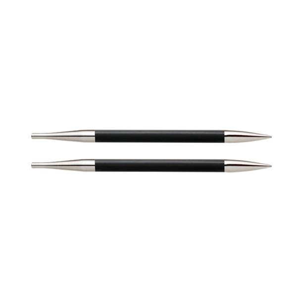 3.5 mm - Knitpro Karbonz Korte Udskiftelig Rundpind 