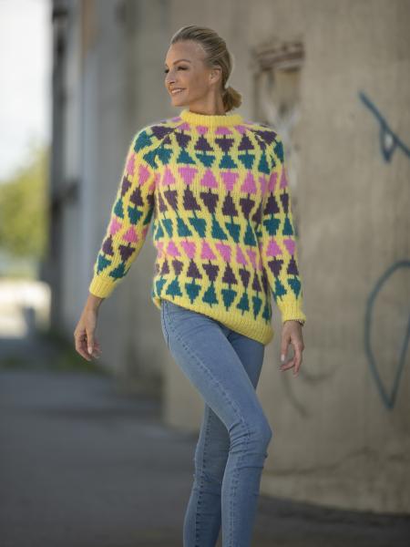 "River" Genser - Viking Design 2227-3 Kit - XS-XXL - Viking Alpaca Bris