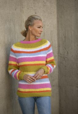 "Malia" Genser - Viking Design 2227-8 Kit - XS-XXL - Viking Alpaca Bris