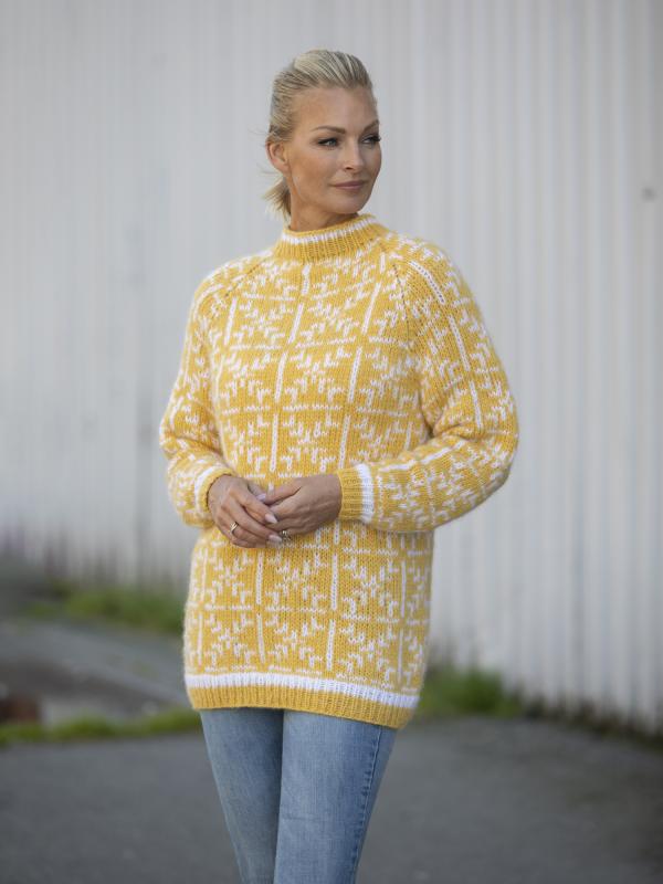 "Faith" Tröja - Viking Design 2227-10 Kit - XS-XXL - Viking Alpaca Bris