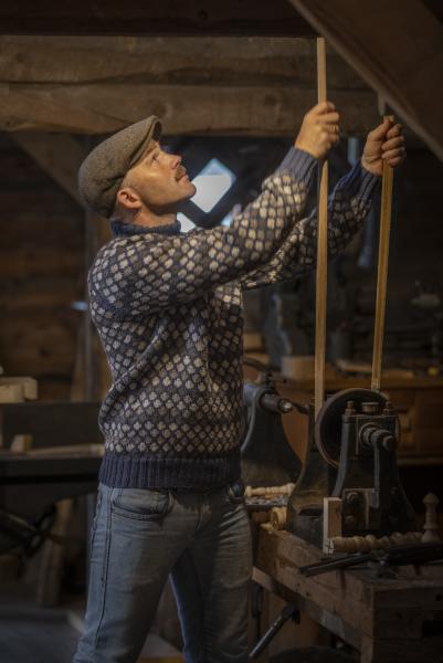 "Oppfinner" Genseren - Viking Design 2020-2E Kit - XXS-XXXL - Viking Eco Highland Wool