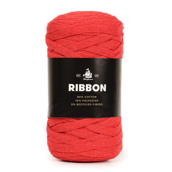 Mayflower Ribbon Stofgarn - 116 Rød