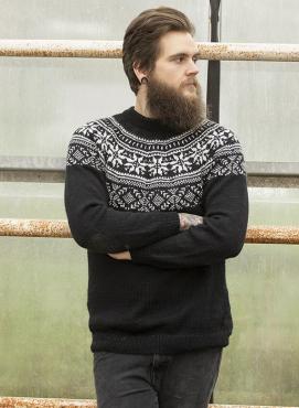 "Frost" Genser - Viking Design 1823-3M kit - XXS-XXXL - Viking Alpaca Storm