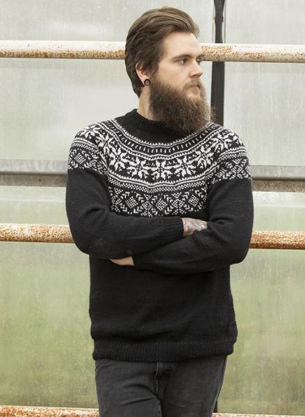 "Frost" Genser - Viking Design 1823-3M kit - XXS-XXXL - Viking Alpaca Storm