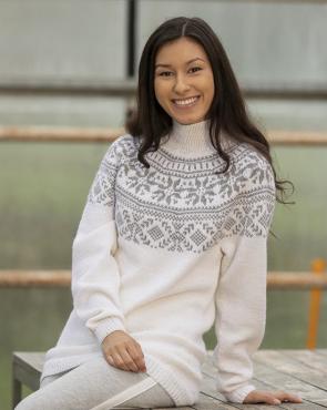 "Frost" Genser - Viking Design 1823-3D kit - XXS-XXXL - Viking Alpaca Storm