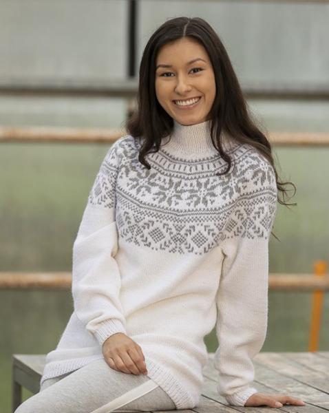 "Frost" Genser - Viking Design 1823-3D kit - XXS-XXXL - Viking Alpaca Storm