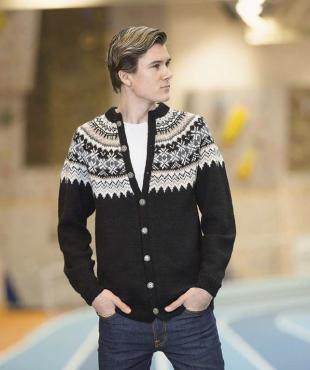 "Fryd" Kofte - Viking Design 1803-5 Kit - XXS - XXXL - Viking Alpaca Storm