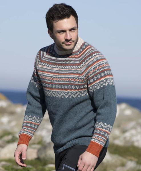 "Bo" Genser - Viking Design 1708-7 Kit - XS-XXL - Viking Alpaca Storm