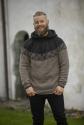 "Hod" Genser med hætte - Viking Design 2127-9B Kit - XS-XXXL - Viking Eco Highland Wool