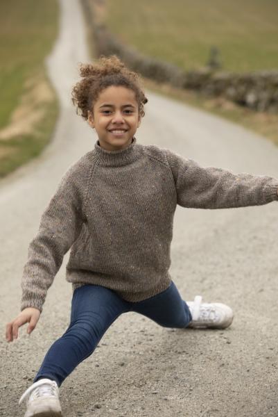 "Blehr" Genser - Viking Design 2118-7 Kit - 2-12 År - Viking Eco Highland Wool