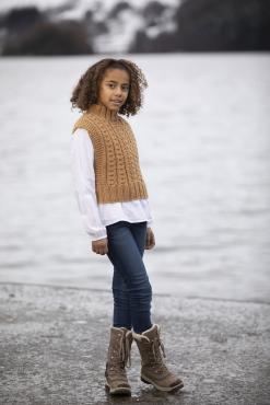 "Solås" Vest - Viking Design 2102-3 Kit - 2-12 År - Viking Hobbygarn