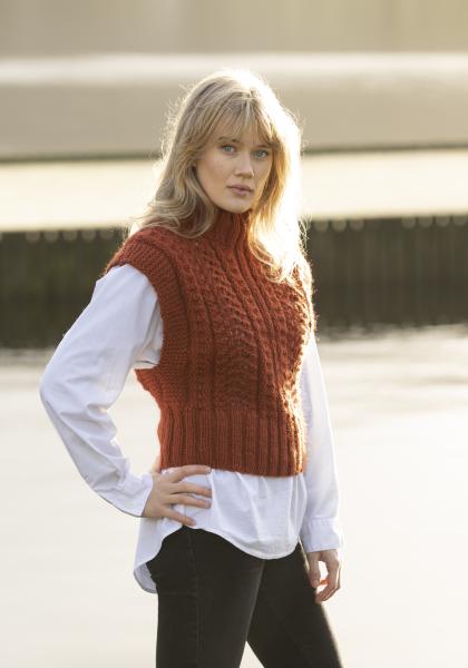 "Solås" Vest - Viking Design 2102-2 Kit - S-XL - Viking Hobbygarn