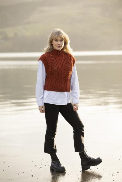 "Solås" Vest - Viking Design 2102-2 Kit - S-XL - Viking Hobbygarn