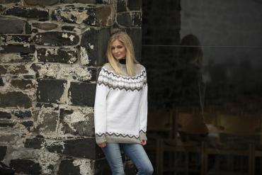 "Fabel" Genser - Viking Design 2006-4 Kit - XS-XXL - Viking Eco Highland Wool