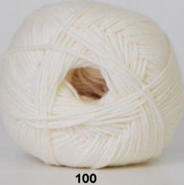 Hjertegarn Lana Cotton 212 - 100 Hjertegarn Lana Cotton 212 - 100