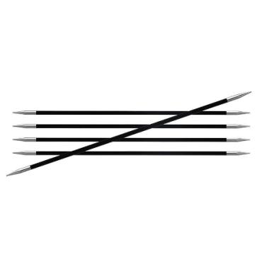 Knitpro Karbonz Strømpepinde 20 cm - 5 mm