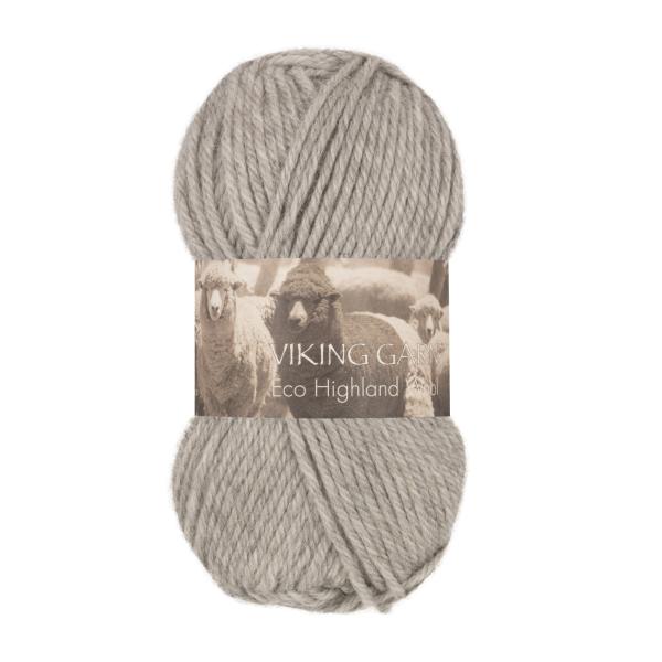 Viking Eco Highland Wool 213 Lys grå