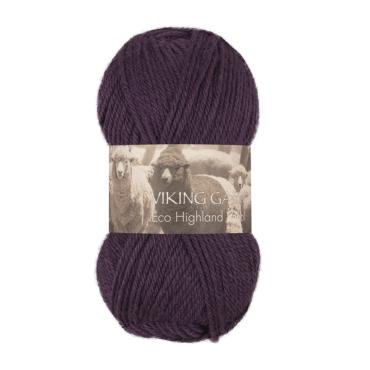 Viking Eco Highland Wool 269 Mørk lilla