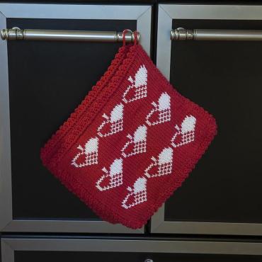 Grydelapper - Viking Design 1715-22A kit -  25cm x 22cm - Viking Vår