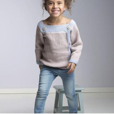 "Viola" Genser - Viking Design 1606-8a Kit - 2-12 År - Viking Vår