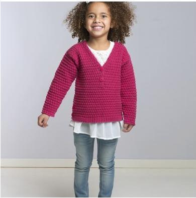 "Jasmin" Tröja - Viking Design 1606-7 Kit - 2-12 År - Viking Vår