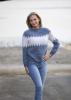 "Senna" Genser - Viking Design 2213-9 Kit - XS-XXL - Viking Trend Merino Petite og Viking Kid-Silk