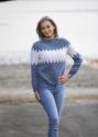 "Senna" Genser - Viking Design 2213-9 Kit - XS-XXL - Viking Trend Merino Petite og Viking Kid-Silk