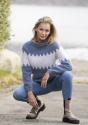 "Senna" Genser - Viking Design 2213-9 Kit - XS-XXL - Viking Trend Merino Petite og Viking Kid-Silk