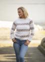 "Oleanda" Genser - Viking Design 2213-7 Kit - XS-XL - Viking Trend Merino Petite og Viking Kid-Silk