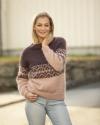 "Aster" Genser - Viking Design 2213-6 Kit - XS-XL - Viking Trend Merino Petite og Viking Kid-Silk