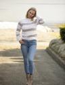 "Oleanda" Genser - Viking Design 2213-7 Kit - XS-XL - Viking Trend Merino Petite og Viking Kid-Silk