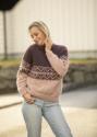 "Aster" Genser - Viking Design 2213-6 Kit - XS-XL - Viking Trend Merino Petite og Viking Kid-Silk