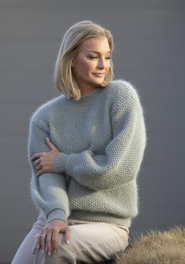 "Camelia" Genser - Viking Design 2213-1 Kit - XS-XXL - Viking Trend Merino Petite og Viking Kid-Silk